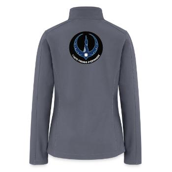 Minnesota Rebellion Loon - Women’s Soft Shell Jacket - gray - Back