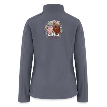 My Brain After A Simple OK - Women’s Soft Shell Jacket - gray - Back