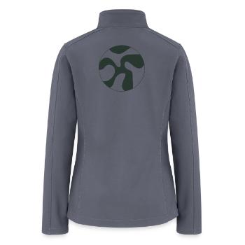 Space planet minimalism cool retro design - Women’s Soft Shell Jacket - gray - Back