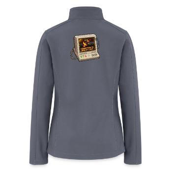 Retro Console Reality Lost - Women’s Soft Shell Jacket - gray - Back