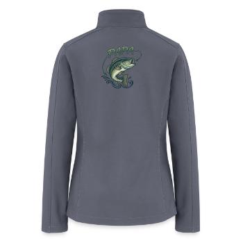 PAPA Bass Leap Graphic Tee - Women’s Soft Shell Jacket - gray - Back