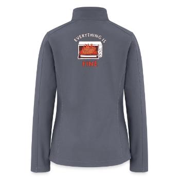 Everything Is Fine - Women’s Soft Shell Jacket - gray - Back