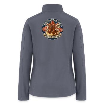 Bangers and Mash Society - Women’s Soft Shell Jacket - gray - Back