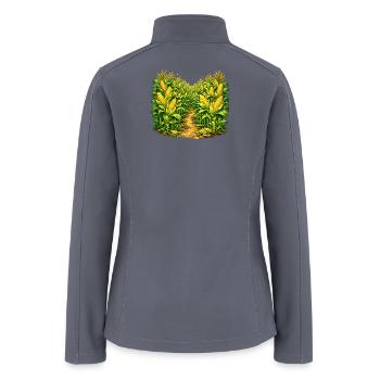 Golden Cornfield - Women’s Soft Shell Jacket - gray - Back