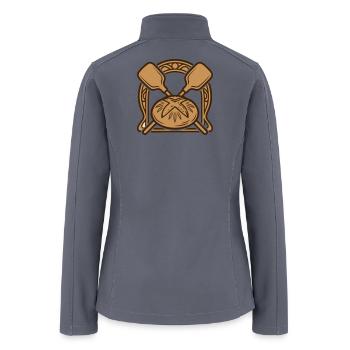 Bakers Peel Bread Crest - Women’s Soft Shell Jacket - gray - Back