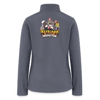 Keyboard Quality Inspector - Women’s Soft Shell Jacket - gray - Back