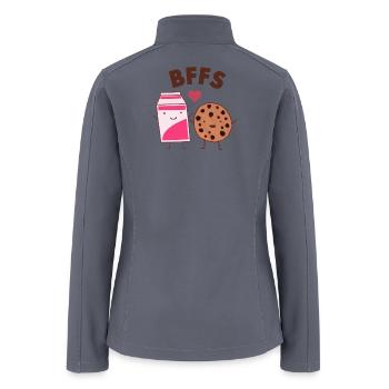 Best Friends - Women’s Soft Shell Jacket - gray - Back