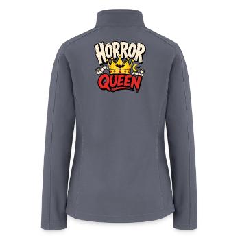 Horror Queen Crown Tee - Women’s Soft Shell Jacket - gray - Back
