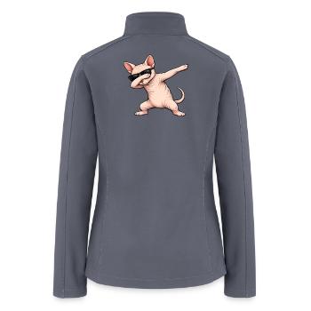 Dabbing Sphynx Cat - Women’s Soft Shell Jacket - gray - Back