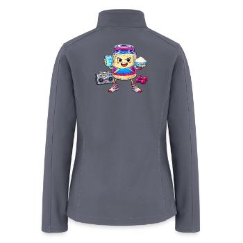 Active Sourdough Starter - Women’s Soft Shell Jacket - gray - Back