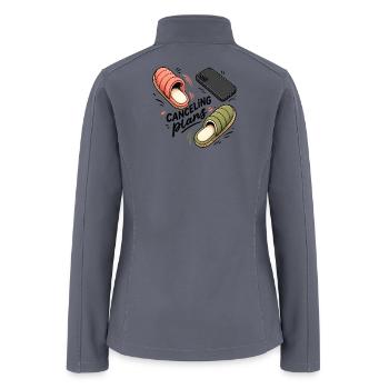 Canceling Plans - Women’s Soft Shell Jacket - gray - Back