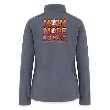 Mom Mode Activated - Women’s Soft Shell Jacket - gray - Back