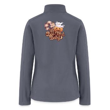 Hi Boo-Tiful Baby Halloween - Women’s Soft Shell Jacket - gray - Back