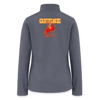 Geese shirt, Indie rock, art rock, art punk - Women’s Soft Shell Jacket - gray - Back