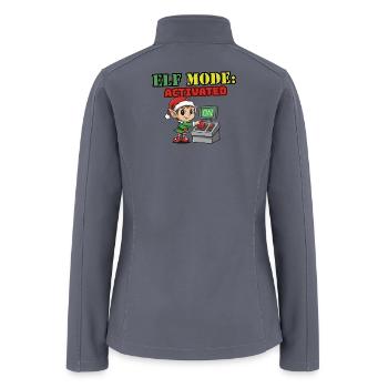 Elf Mode Activated - Women’s Soft Shell Jacket - gray - Back