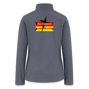 Jesus is Mine - Women’s Soft Shell Jacket - gray - Back