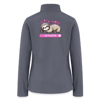 Sloth Mode Activated - Women’s Soft Shell Jacket - gray - Back