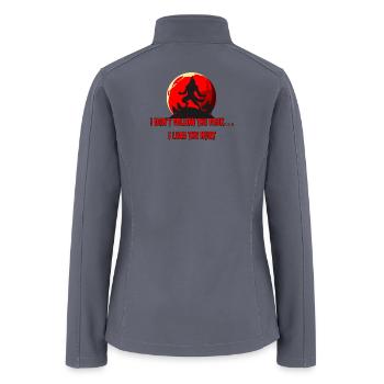 Werewolf Lead the Hunt - Women’s Soft Shell Jacket - gray - Back