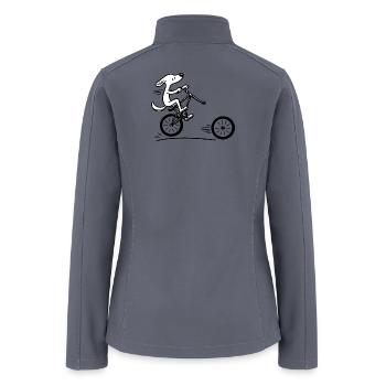 This Is Fine Funny Meme - Women’s Soft Shell Jacket - gray - Back