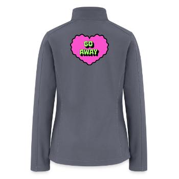 Go Away - Women’s Soft Shell Jacket - gray - Back