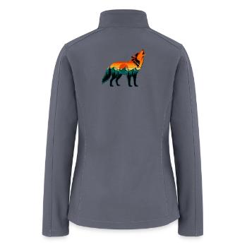 Howling Wolf Sunset Ridge - Women’s Soft Shell Jacket - gray - Back