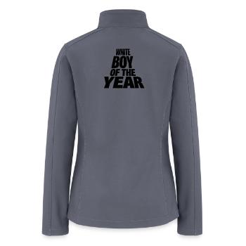 Boy Of The Year in Black - Women’s Soft Shell Jacket - gray - Back