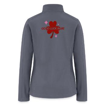 Shamrock Chic Good Luck Babe Red - Women’s Soft Shell Jacket - gray - Back