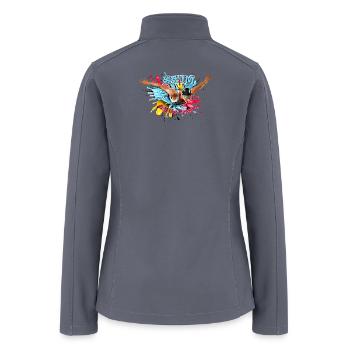 Swimming – Swim Is My Passion | Version A - Women’s Soft Shell Jacket - gray - Back