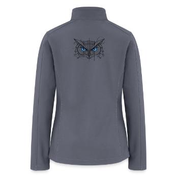 Azure Night Gaze - Women’s Soft Shell Jacket - gray - Back