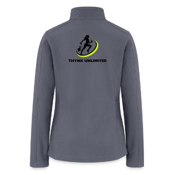 Think Unlimited for Women - Women’s Soft Shell Jacket - gray - Back