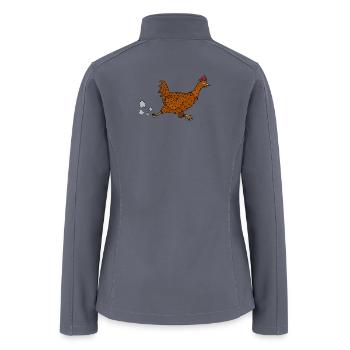 Chicken - Women’s Soft Shell Jacket - gray - Back