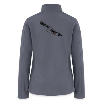 The Knife of Vengeance - The Fallen Angel (1847) - Women’s Soft Shell Jacket - gray - Back