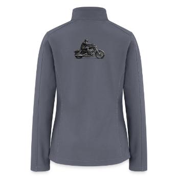 Biker - Women’s Soft Shell Jacket - gray - Back