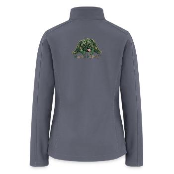 Happy puppy tm - Women’s Soft Shell Jacket - gray - Back