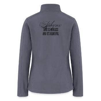 Hairless Sphynx Cat Love is Beautiful - Women’s Soft Shell Jacket - gray - Back