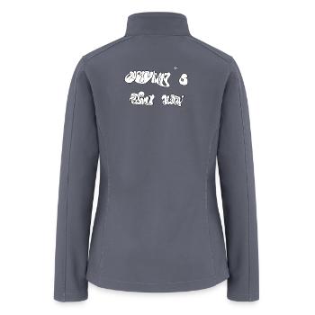 everything's fading away [no.1] - Women’s Soft Shell Jacket - gray - Back
