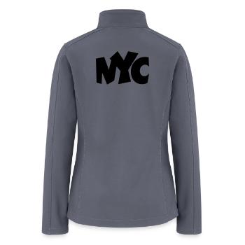 NYC New York City - Women’s Soft Shell Jacket - gray - Back