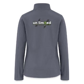 Unlimited Action Original Power - Women’s Soft Shell Jacket - gray - Back