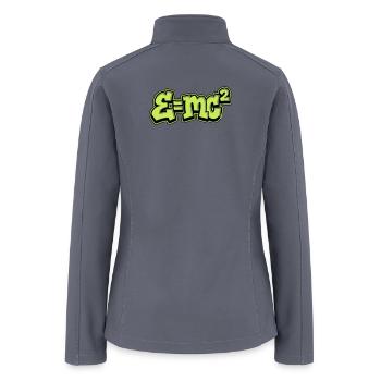 Science Formula Graffiti - Women’s Soft Shell Jacket - gray - Back