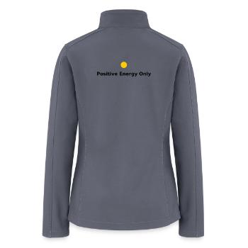 Solar Minimal Sunrise - Women’s Soft Shell Jacket - gray - Back