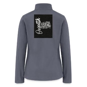 Oweelth. Worth beyond Wealth - Women’s Soft Shell Jacket - gray - Back