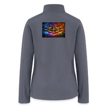 Cosmic Circuit Fashion Core - Women’s Soft Shell Jacket - gray - Back