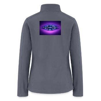 C-Gi Fashion Core Logo - Women’s Soft Shell Jacket - gray - Back