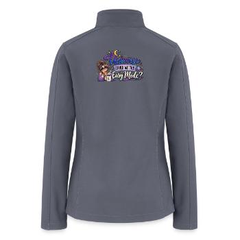Universe Could We Try Easy Mode - Women’s Soft Shell Jacket - gray - Back