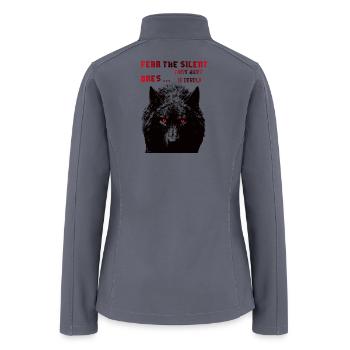 Silent Wolf Night Terror - Women’s Soft Shell Jacket - gray - Back