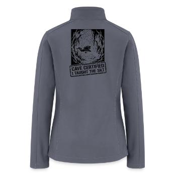 Ocean Depth Collective - Women’s Soft Shell Jacket - gray - Back