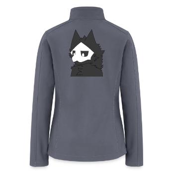 Mono Wolfish Avatar - Women’s Soft Shell Jacket - gray - Back