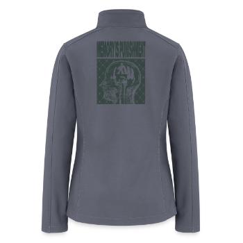 Mindscape Brain Glyph - Women’s Soft Shell Jacket - gray - Back