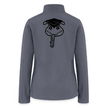 Caterpillar school graduation passed College proud - Women’s Soft Shell Jacket - gray - Back