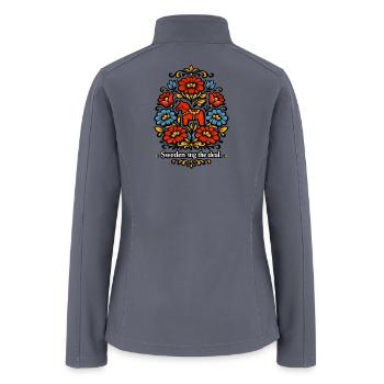 Sweden-ing the Deal - Women’s Soft Shell Jacket - gray - Back